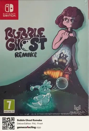 Bubble Ghost Remake Nintendo Switch, PAL box front