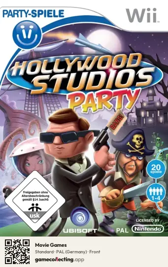 Movie Games Nintendo Wii, Germany box front
