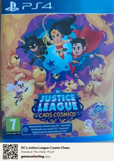 DC's Justice League: Cosmic Chaos PlayStation 4, Italy box front