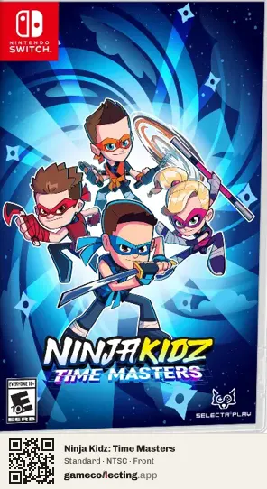 Ninja Kidz: Time Masters Nintendo Switch, NTSC box front