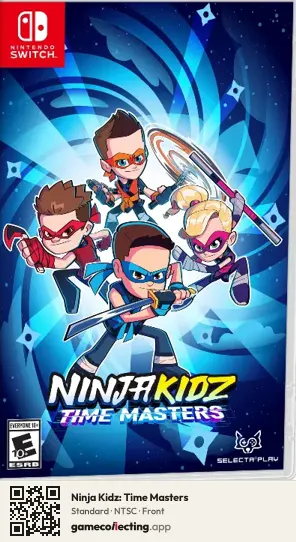 Ninja Kidz: Time Masters Nintendo Switch, NTSC box front