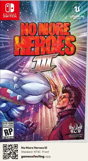 No More Heroes III Nintendo Switch, NTSC box front