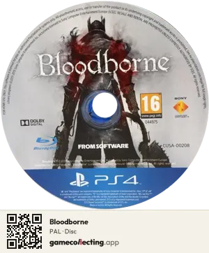 Bloodborne PlayStation 4, PAL disc