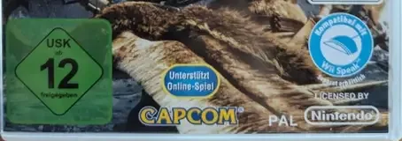 Monster Hunter Tri, the USK square on its front