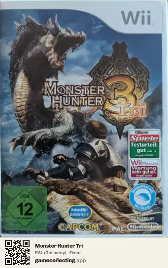 Monster Hunter Tri Nintendo Wii, Germany box front
