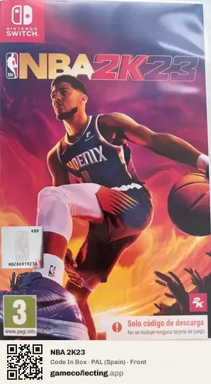 NBA 2K23 Nintendo Switch, Spain box front