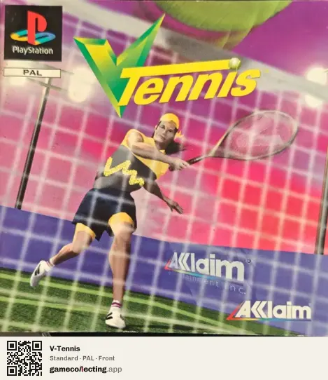 V-Tennis PlayStation, PAL box front