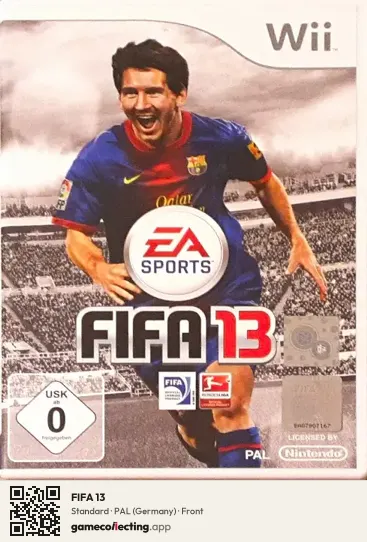 FIFA 13 Nintendo Wii, Germany box front