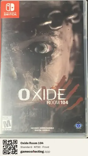 Oxide Room 104 Nintendo Switch, NTSC box front
