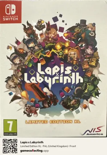 Lapis x Labyrinth Nintendo Switch, United Kingdom box front