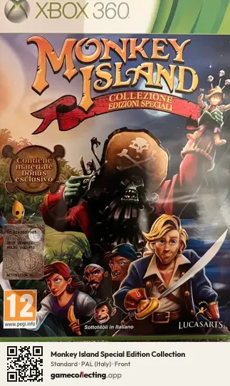 Monkey Island Special Edition Collection Xbox 360, Italy box front