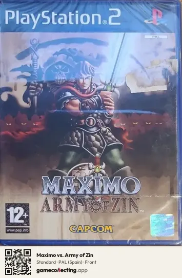 Maximo vs. Army of Zin PlayStation 2, Spain box front