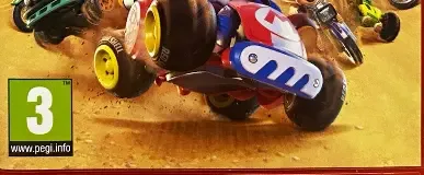 Mario Kart World, the PEGI square on its front