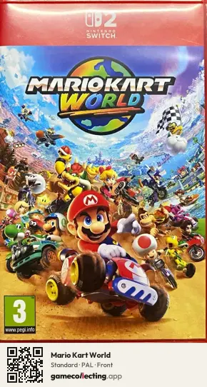 Mario Kart World Nintendo Switch 2, PAL box front