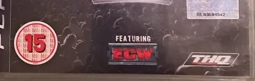 WWE SmackDown vs. Raw 2010, the BBFC circle on its front