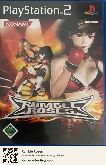 Rumble Roses PlayStation 2, Germany box front