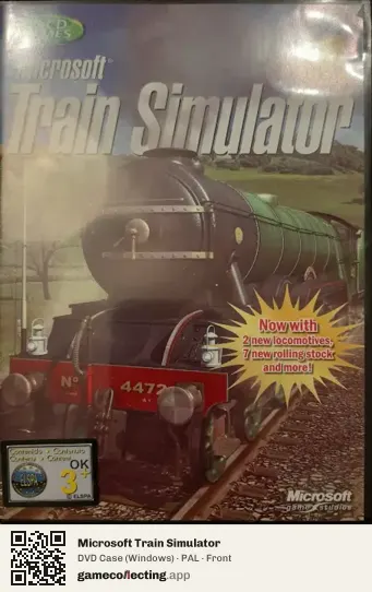 Microsoft Train Simulator Computer, PAL box front