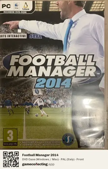Football Manager 2014 Computer, Italy box front