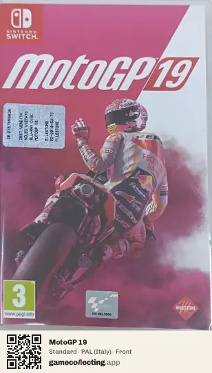 MotoGP 19 Nintendo Switch, Italy box front