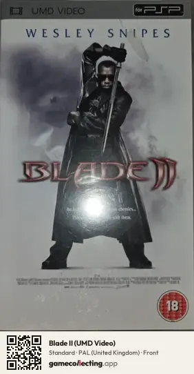 Blade II (UMD Video) PlayStation Portable, United Kingdom box front