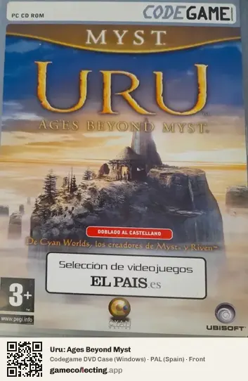 Uru: Ages Beyond Myst Computer, Spain box front