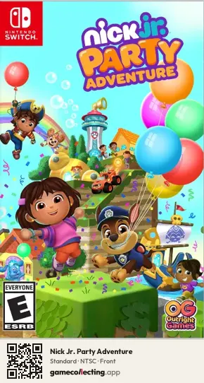 Nick Jr. Party Adventure Nintendo Switch, NTSC box front