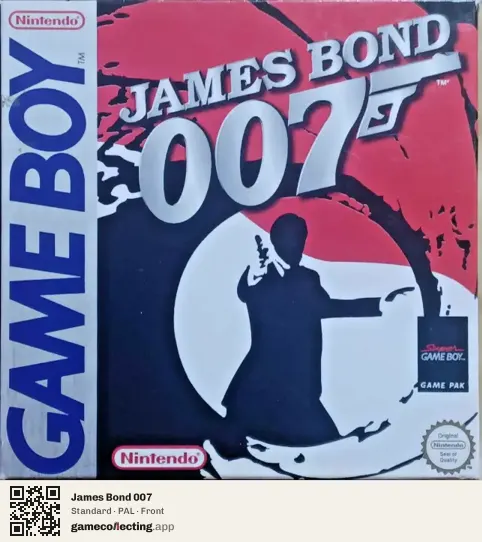 James Bond 007 Game Boy, PAL box front