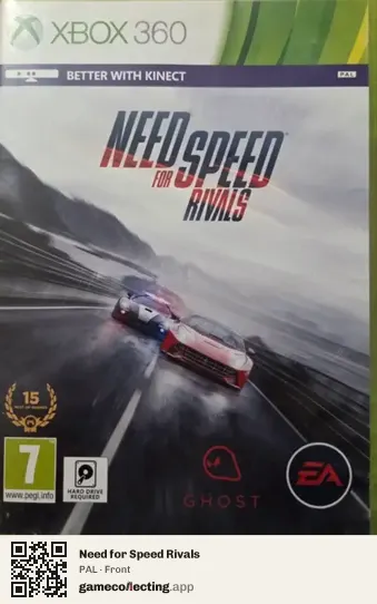 Need for Speed Rivals Xbox 360, PAL box front