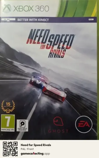 Need for Speed Rivals Xbox 360, PAL box front