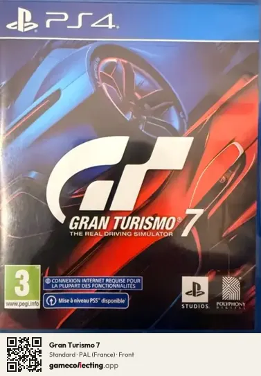 Gran Turismo 7 PlayStation 4, France box front