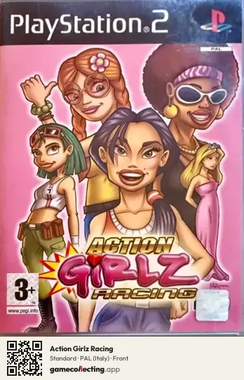 Action Girlz Racing PlayStation 2, Italy box front