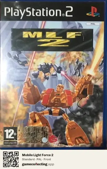 Mobile Light Force 2 PlayStation 2, PAL box front