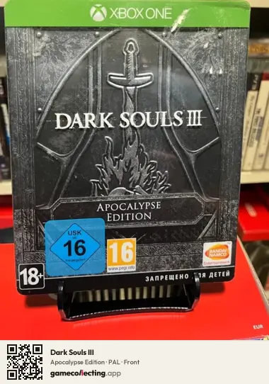 Dark Souls III Xbox One, PAL box front