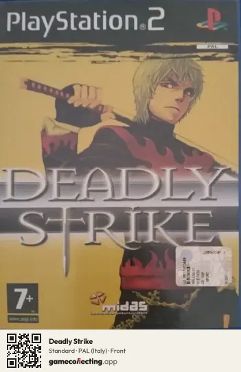 Deadly Strike PlayStation 2, Italy box front