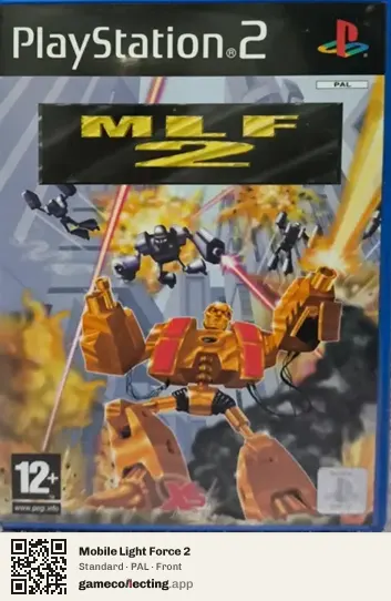 Mobile Light Force 2 PlayStation 2, PAL box front