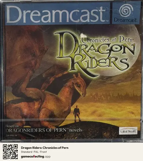 Dragon Riders: Chronicles of Pern Sega Dreamcast, PAL box front
