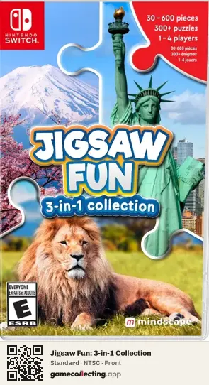 Jigsaw Fun: 3-in-1 Collection Nintendo Switch, NTSC box front