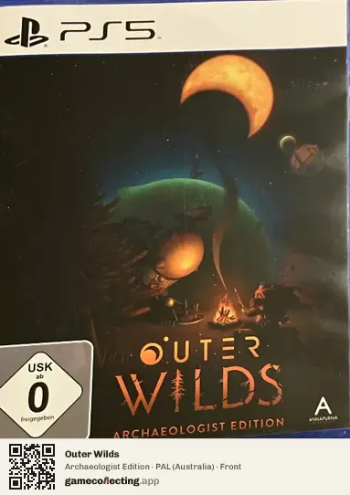 Outer Wilds PlayStation 5, Australia box front