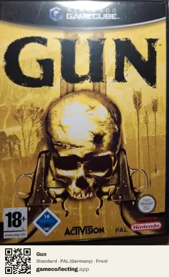 Gun Nintendo GameCube, Germany box front