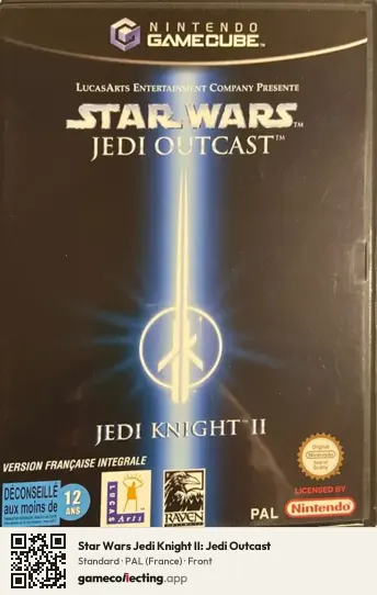 Star Wars Jedi Knight II: Jedi Outcast Nintendo GameCube, France box front