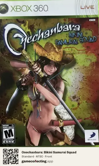 Onechanbara: Bikini Samurai Squad Xbox 360, NTSC box front