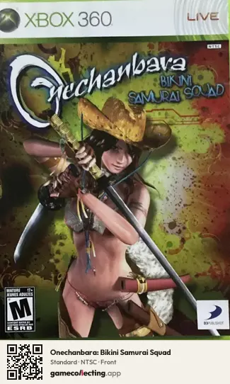 Onechanbara: Bikini Samurai Squad Xbox 360, NTSC box front