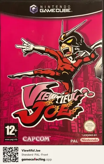 Viewtiful Joe Nintendo GameCube, PAL box front