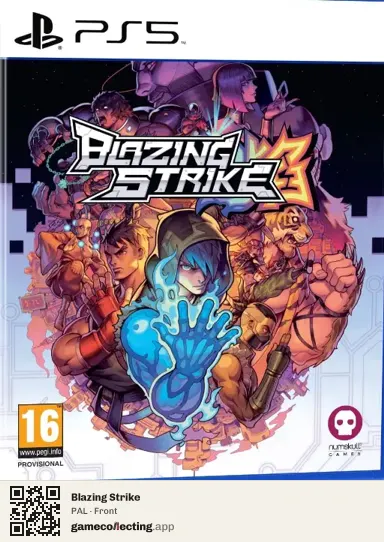 Blazing Strike PlayStation 5, PAL box front
