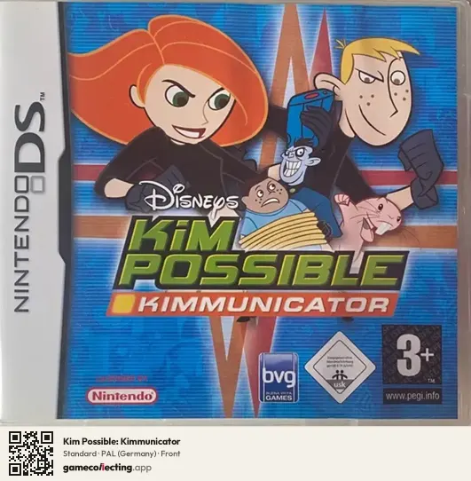 Kim Possible: Kimmunicator Nintendo DS, Germany box front