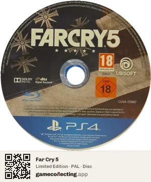 Far Cry 5 PlayStation 4, PAL disc