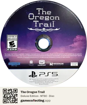 The Oregon Trail PlayStation 5, NTSC disc