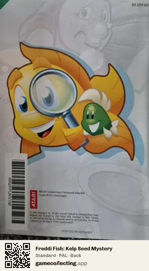 Freddi Fish: Kelp Seed Mystery Nintendo Wii, PAL box back