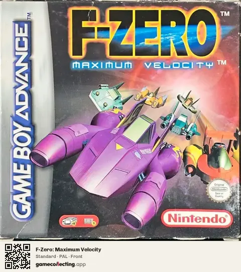 F-Zero: Maximum Velocity Game Boy Advance, PAL box front