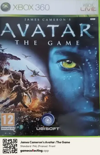 James Cameron's Avatar: The Game Xbox 360, France box front